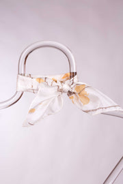 Pañuelo Seda Natural Pongé Pintado a Mano 45x45cm