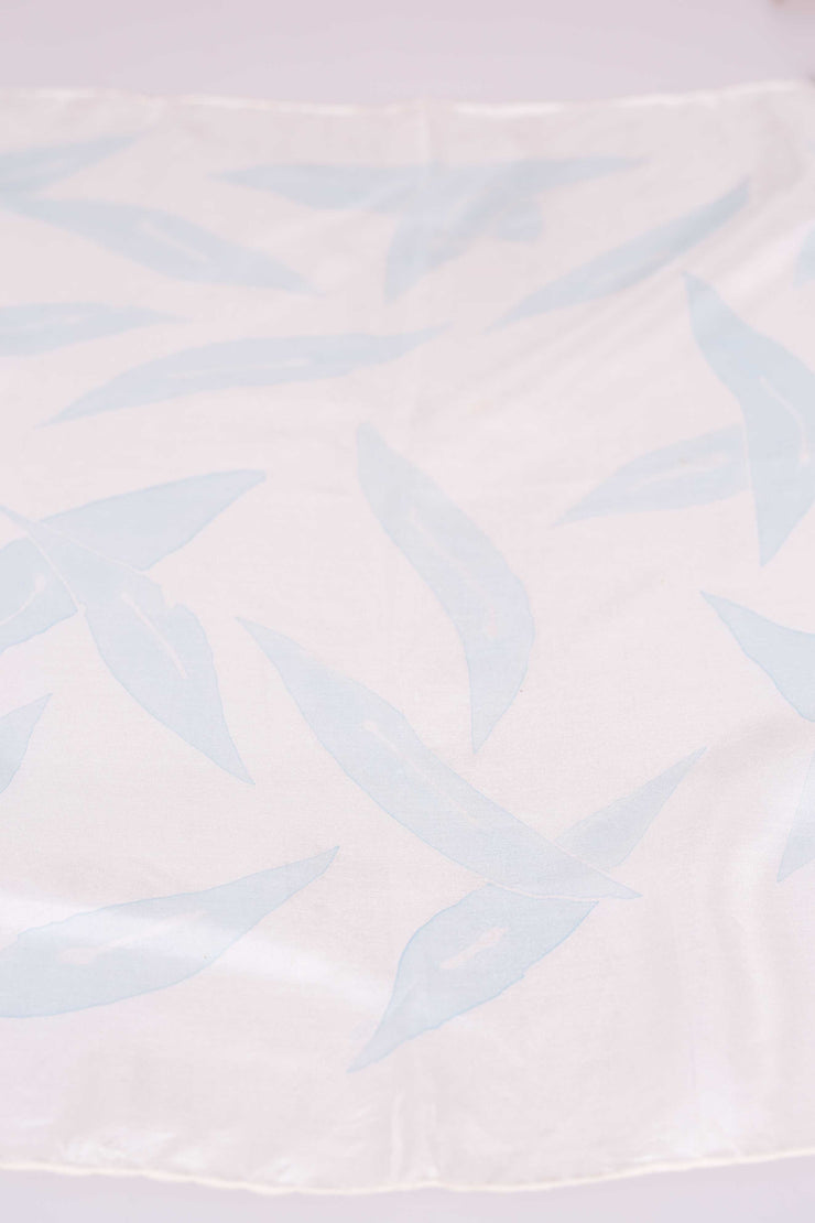 Pañuelo Seda Natural Pongé Pintado a Mano 45x45cm