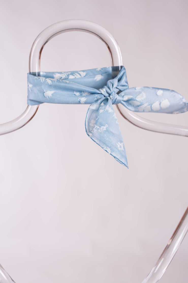 Pañuelo Pongé Seda Natural Pintado a Mano 45x45cm