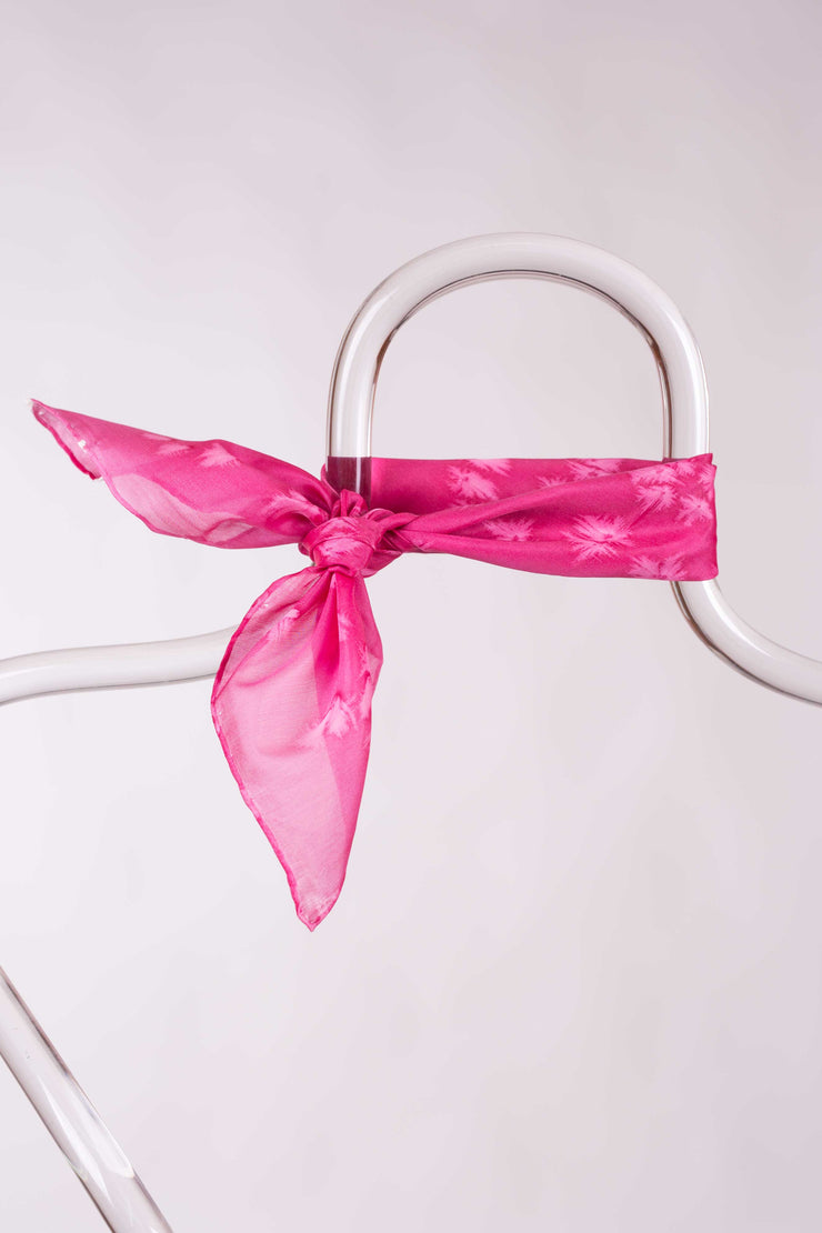 Pañuelo Pongé Seda Natural Pintado a Mano 45x45cm