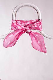 Pañuelo Pongé Seda Natural Pintado a Mano 45x45cm