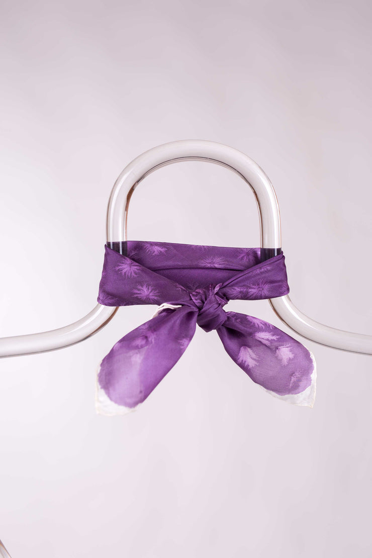 Pañuelo Pongé Seda Natural Pintado a Mano 45x45cm