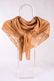 Pañuelo Cuadrado Pongé Seda Natural 90x90cm