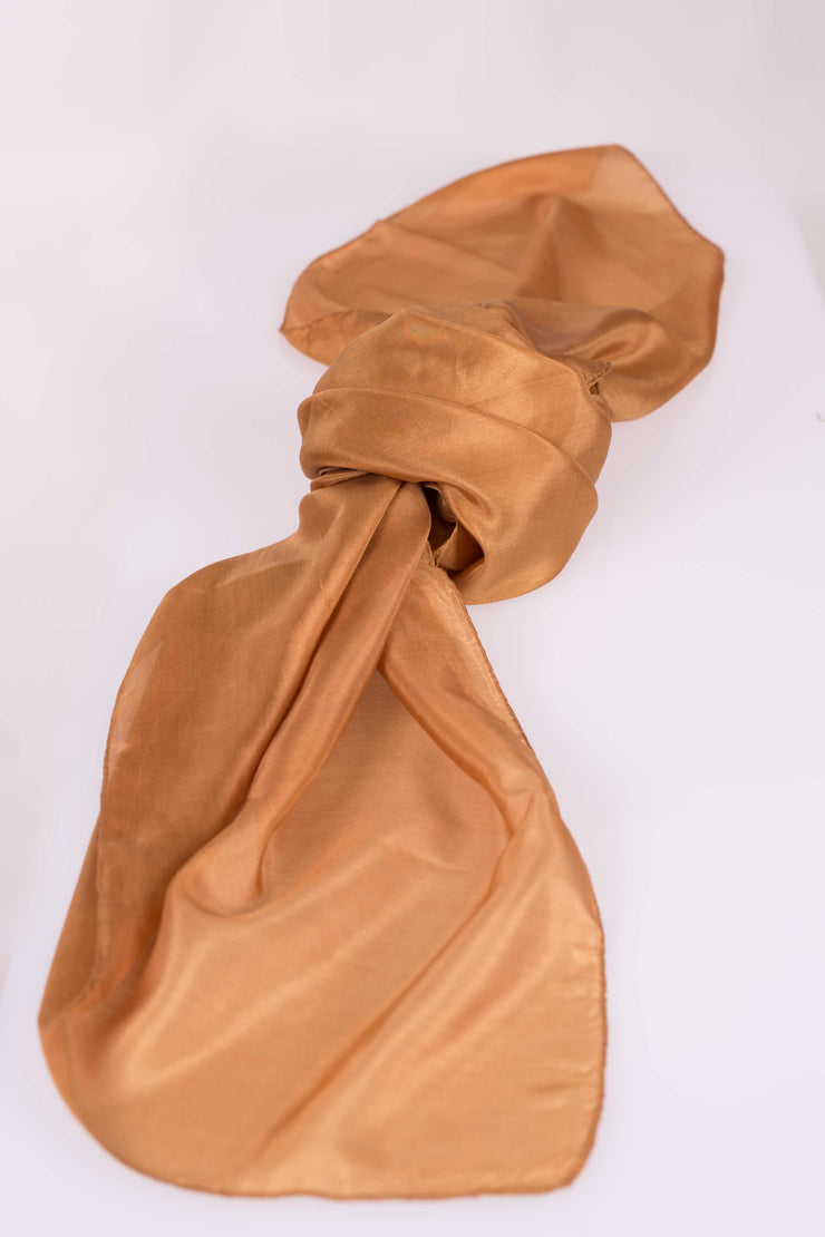 Pañuelo Cuadrado Pongé Seda Natural 90x90cm