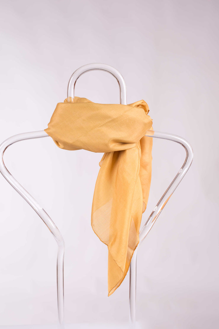 Pañuelo Cuadrado Pongé Seda Natural 90x90cm