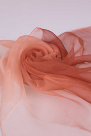 Pañuelo Cuadrado Gasa Seda Natural Pintado a Mano 55x55cm