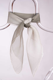 Pañuelo Cuadrado Gasa Seda Natural Pintado a Mano 55x55cm