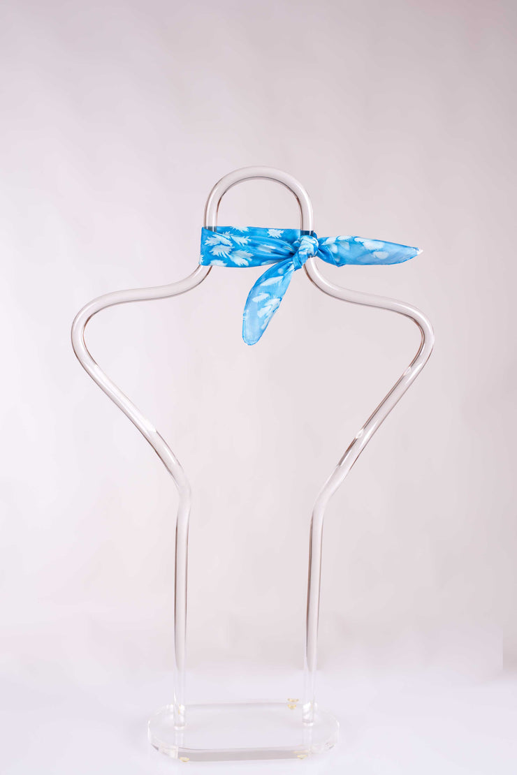 Pañuelo Pongé Seda Natural Pintado a Mano 45x45cm