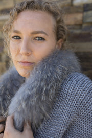 Bufanda Lana con Zorro Alice Azul