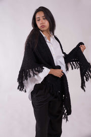 Mantón con Flecos Lana Gebe