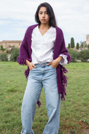 Mantón con Flecos Lana Gebe
