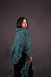Mantón con Flecos Lana Gebe