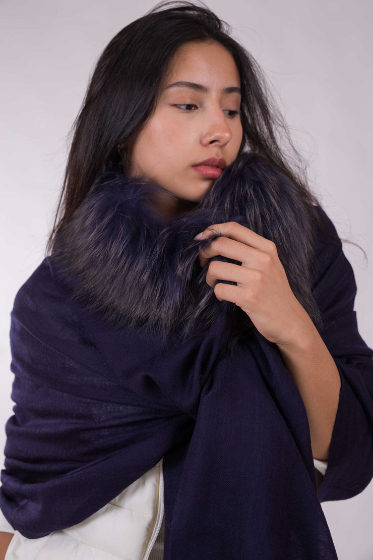 Estola Lana Zorro Royal