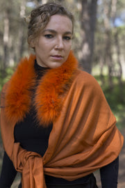 Estola Lana Zorro Royal