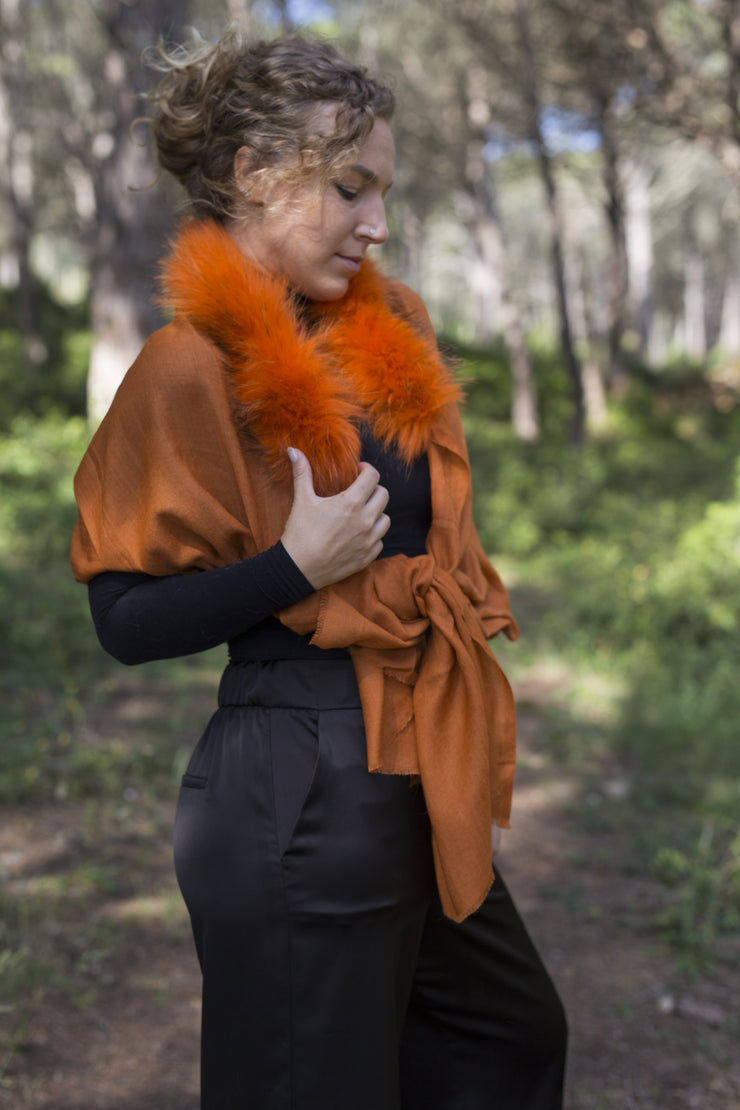 Estola Lana Zorro Royal