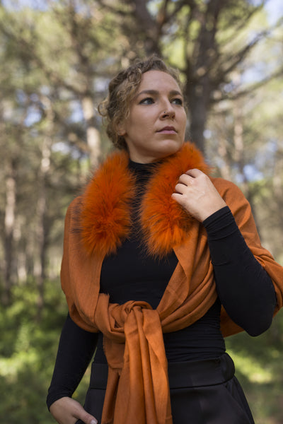 Estola Lana Zorro Royal