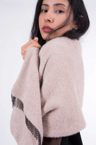 Chal Hechizo Fleco Metálico