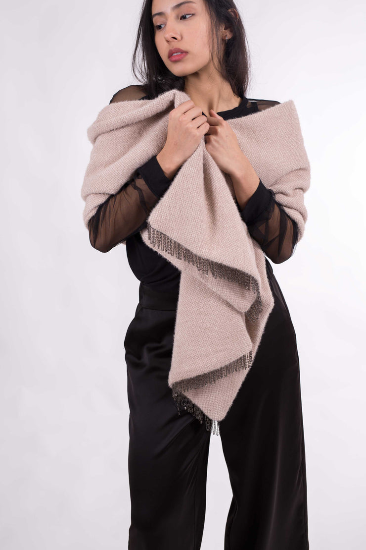 Chal Hechizo Fleco Metálico