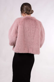 Chaqueta Lugano de pelo sintético suave – elegante, talla única 38-46