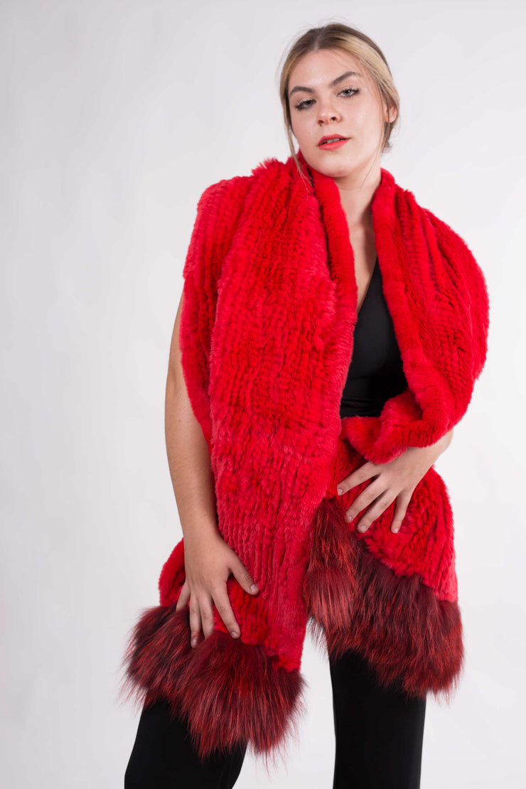 Chal de Piel Rex y Zorro