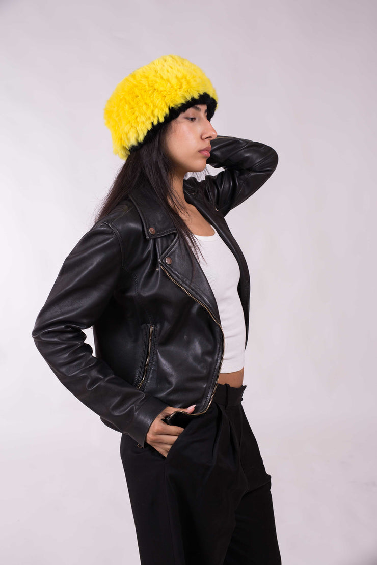 Cuello Turbante Piel