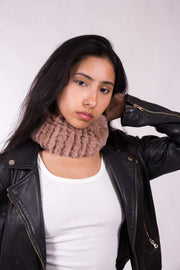 Cuello Turbante Piel