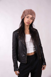 Cuello Turbante Piel