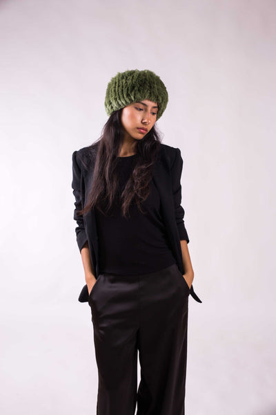 Cuello Turbante Piel