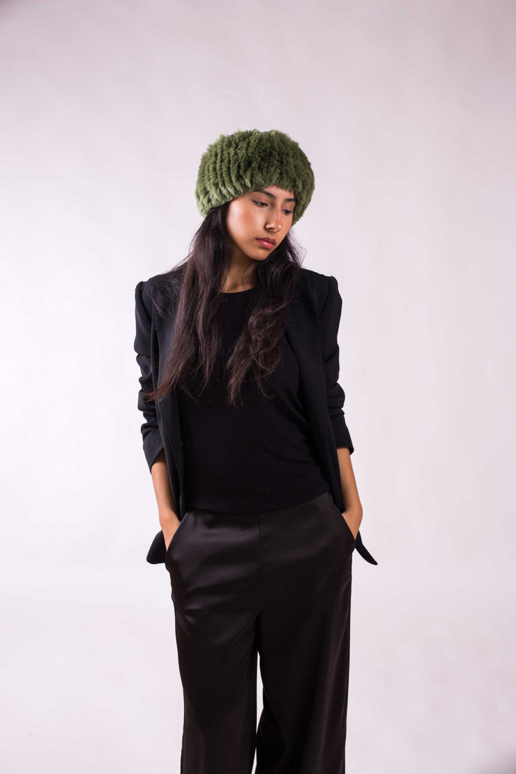 Cuello Turbante Piel