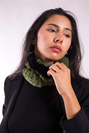 Cuello Turbante Piel