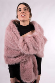 Chal de fiesta Lugano de pelo sintético suave