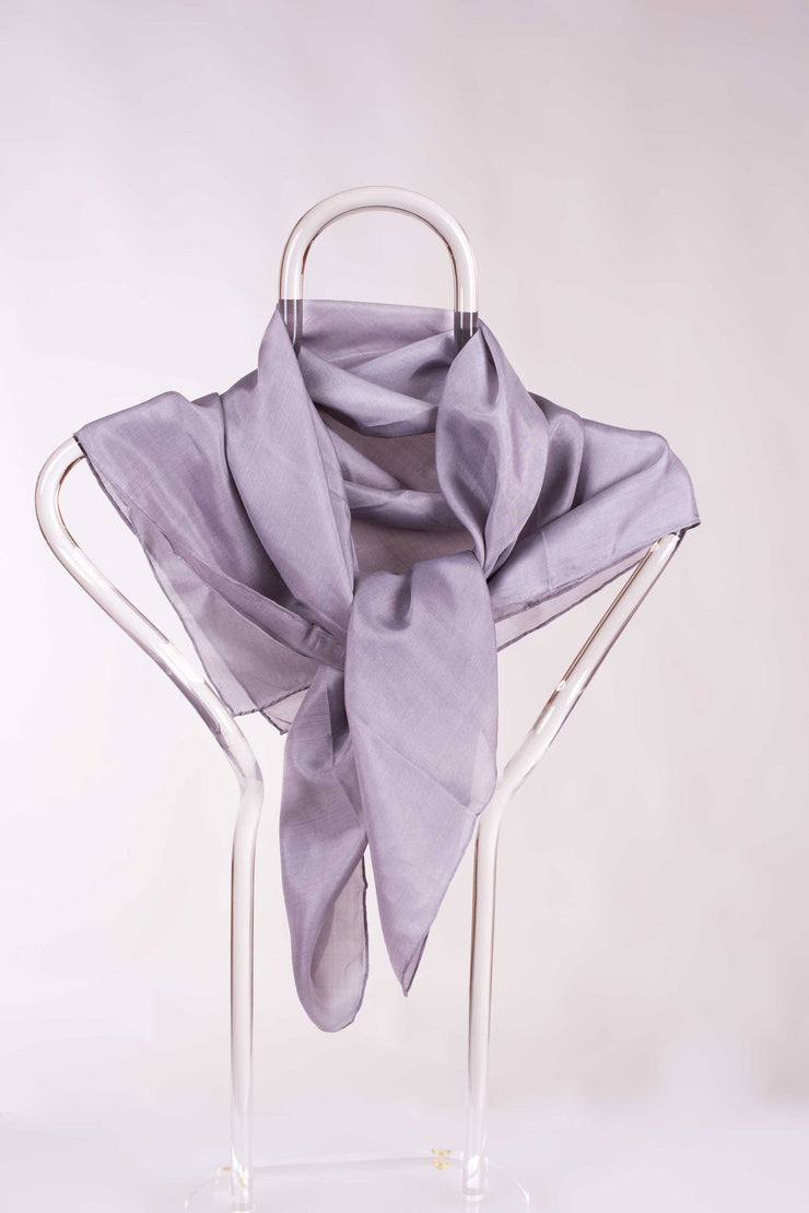 Pañuelo Cuadrado Pongé Seda Natural 90x90cm