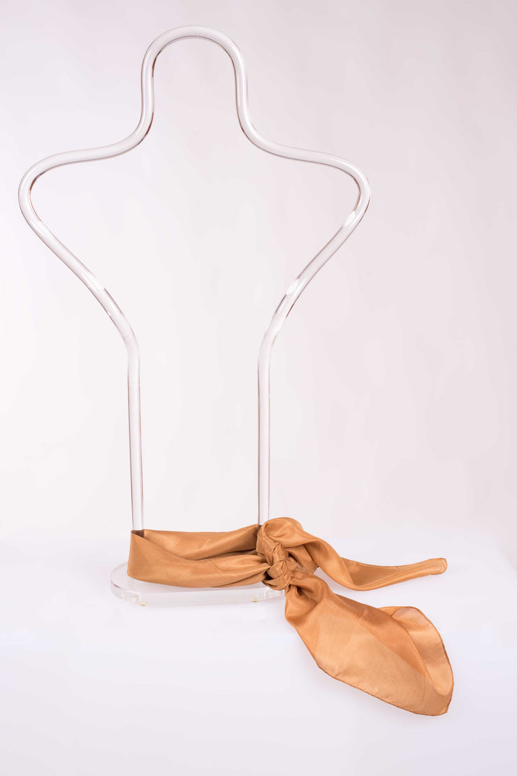 Pañuelo Cuadrado Pongé Seda Natural 90x90cm