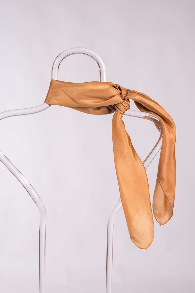 Pañuelo Cuadrado Pongé Seda Natural 90x90cm