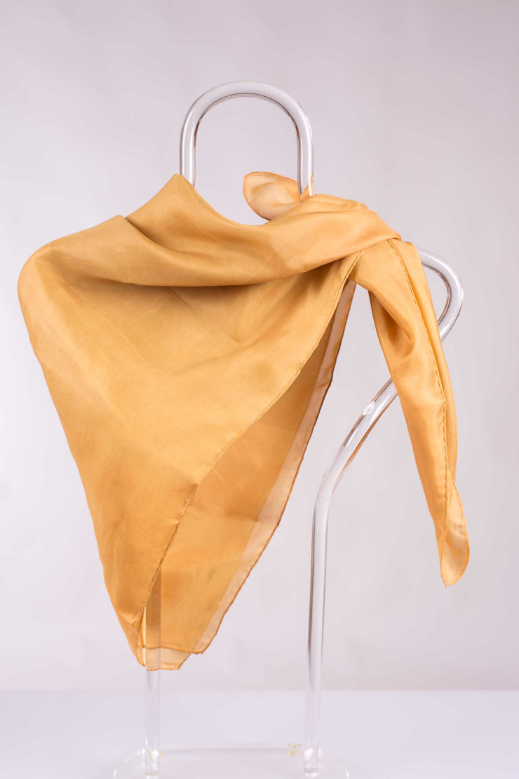 Pañuelo Cuadrado Pongé Seda Natural 90x90cm