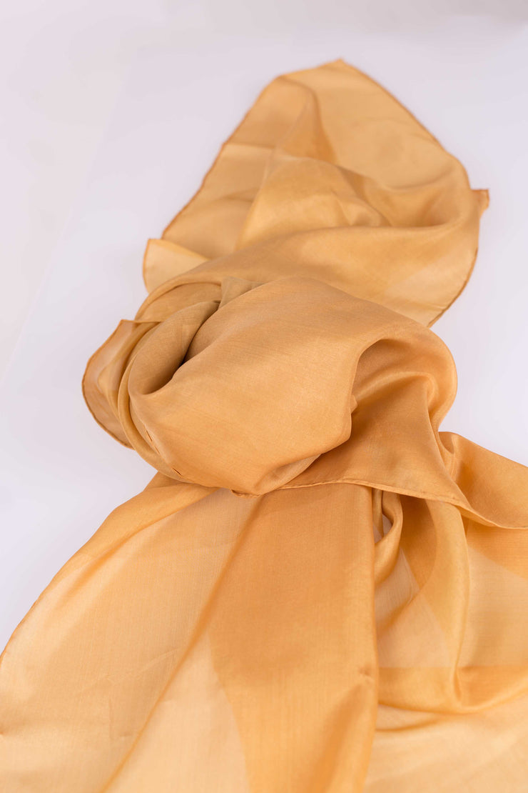 Pañuelo Cuadrado Pongé Seda Natural 90x90cm