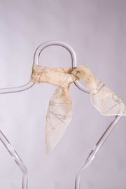 Pañuelo Cuadrado Gasa Seda Natural Pintado a Mano 55x55cm